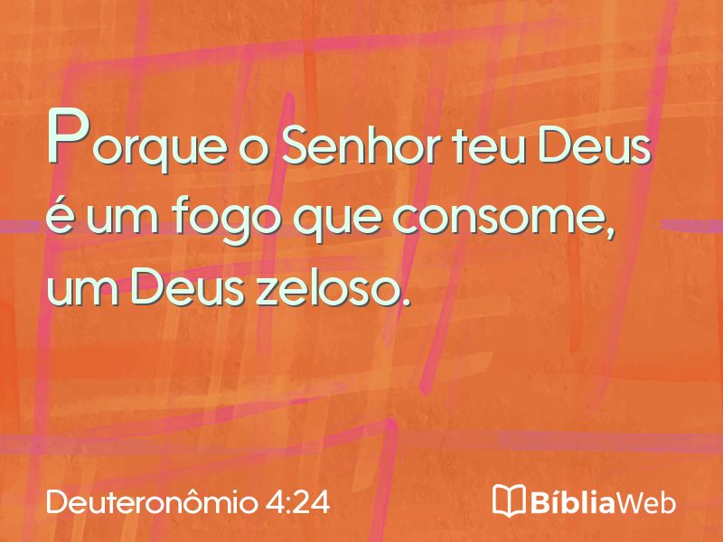 Deuteronômio 4:24 em imagem para compartilhar