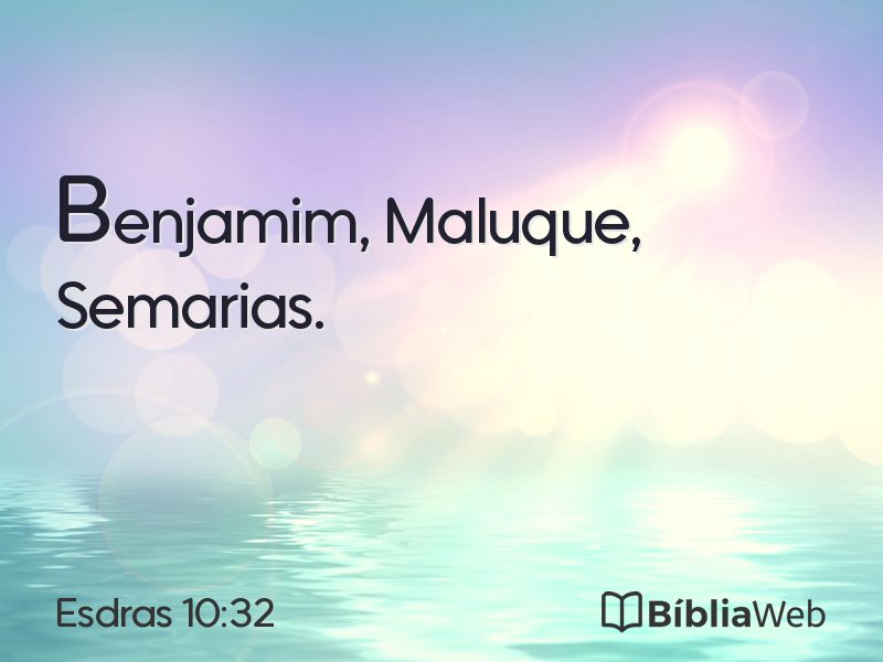 Esdras 10:32 em imagem para compartilhar