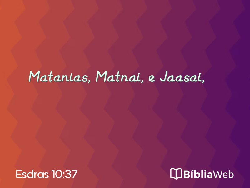 Esdras 10:37 em imagem para compartilhar