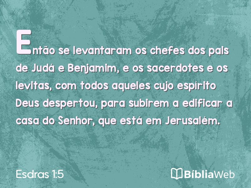 Esdras 1:5 em imagem para compartilhar