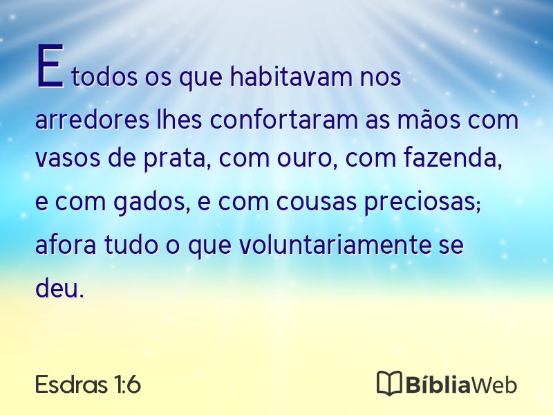 Esdras 1:6 em imagem para compartilhar
