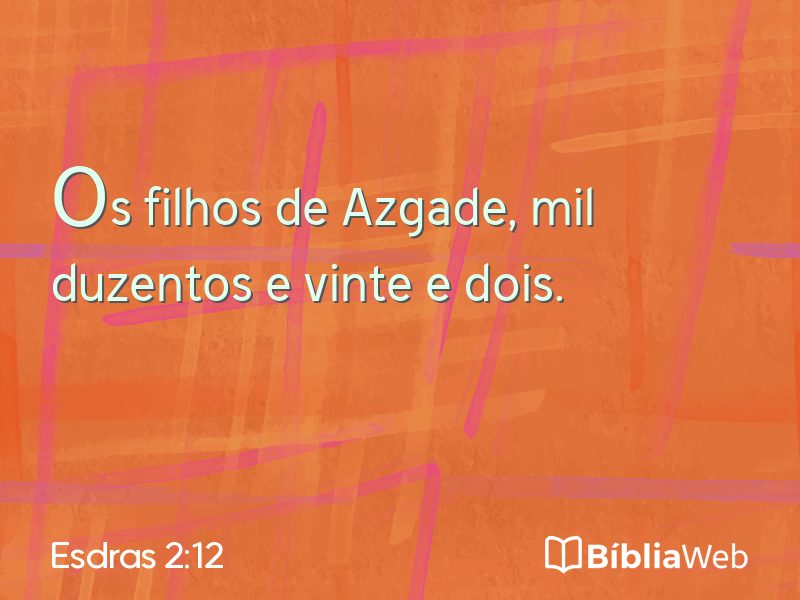 Esdras 2:12 em imagem para compartilhar