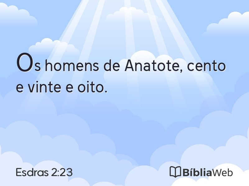 Esdras 2:23 em imagem para compartilhar