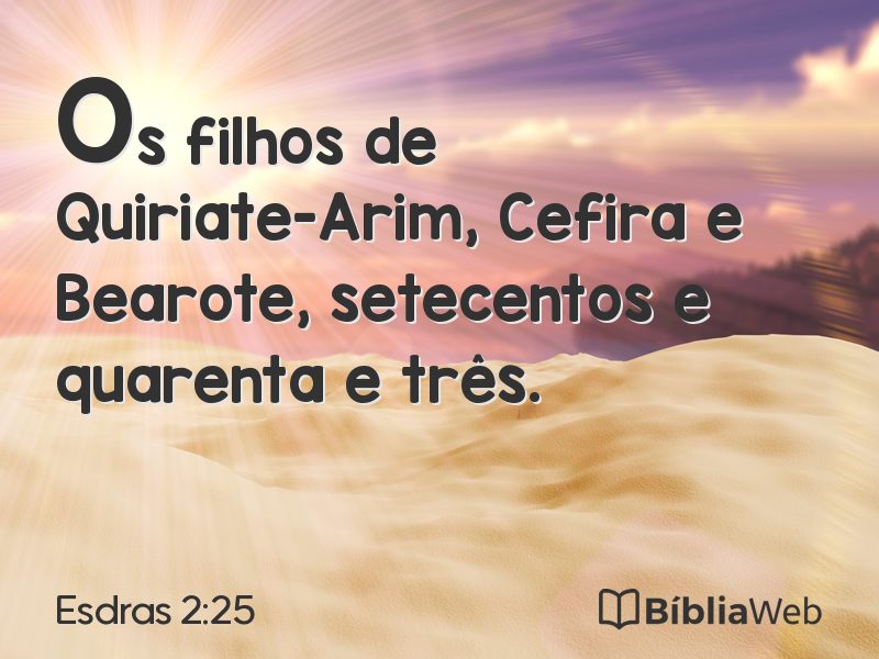 Esdras 2:25 em imagem para compartilhar