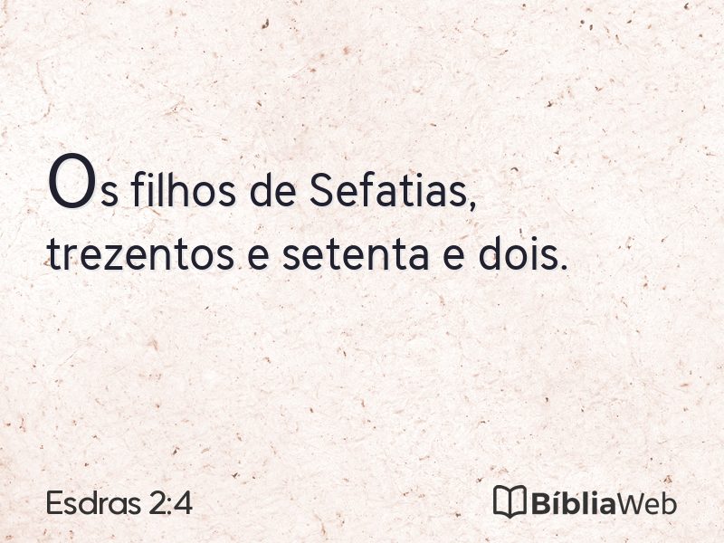 Esdras 2:4 em imagem para compartilhar