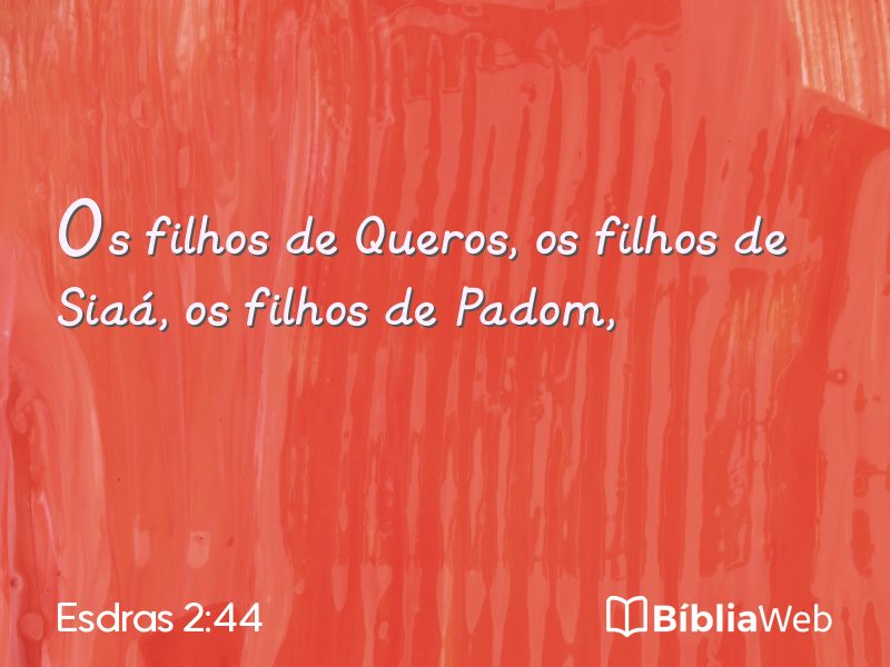 Esdras 2:44 em imagem para compartilhar