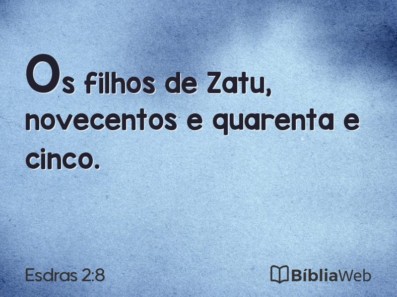 Esdras 2:8 em imagem para compartilhar
