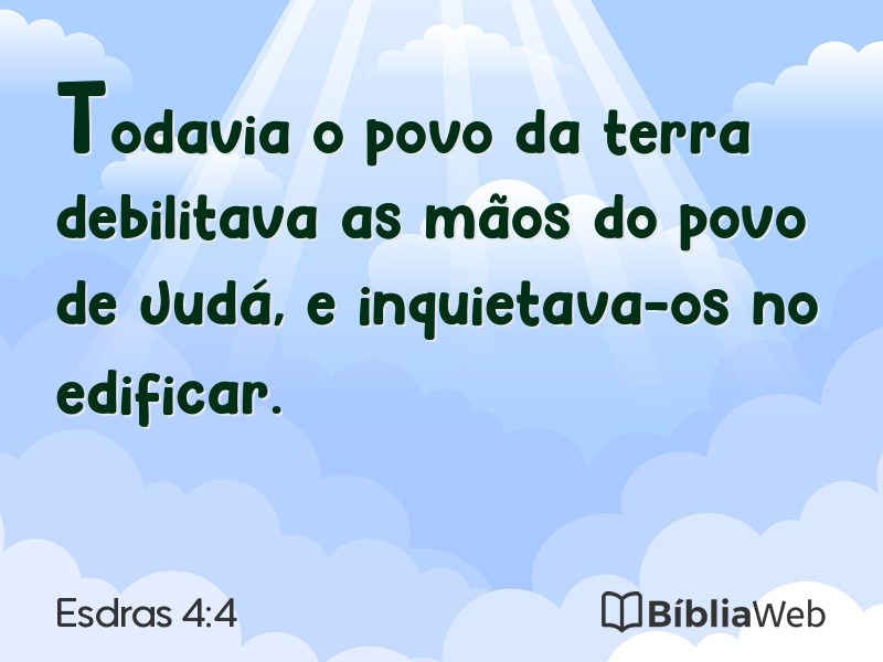 Esdras 4:4 em imagem para compartilhar