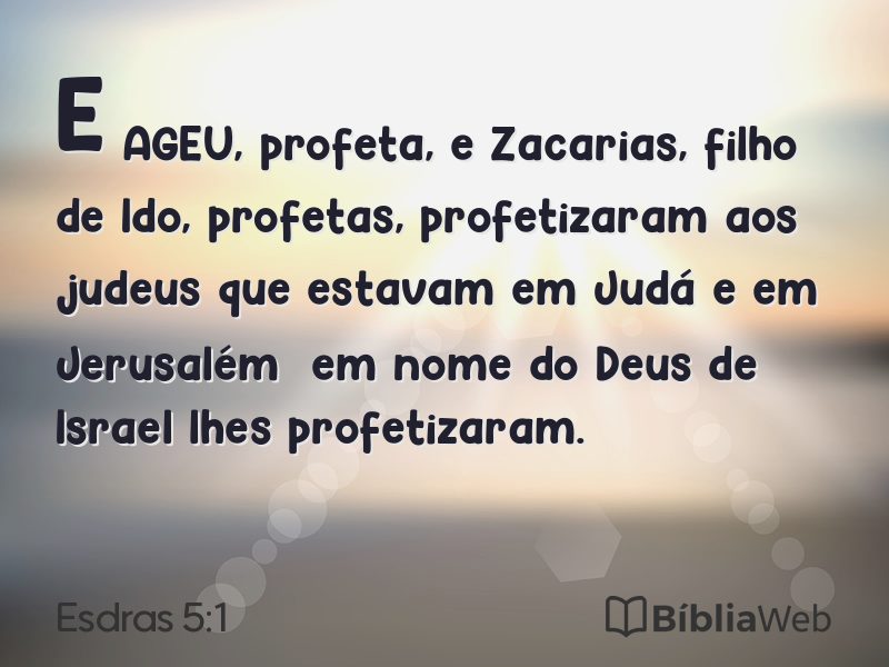 Esdras 5:1 em imagem para compartilhar