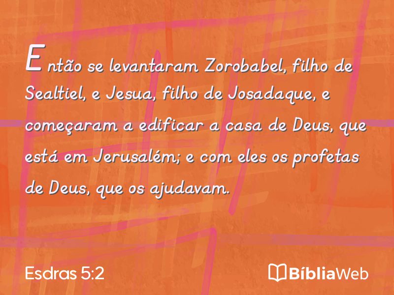 Esdras 5:2 em imagem para compartilhar