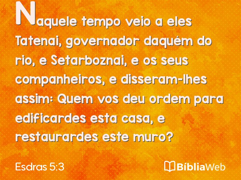 Esdras 5:3 em imagem para compartilhar