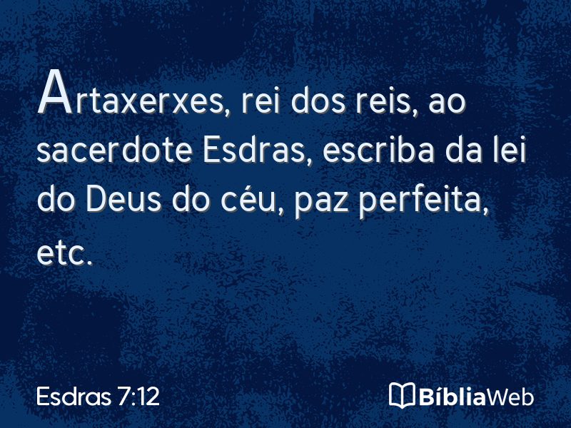 Esdras 7:12 em imagem para compartilhar