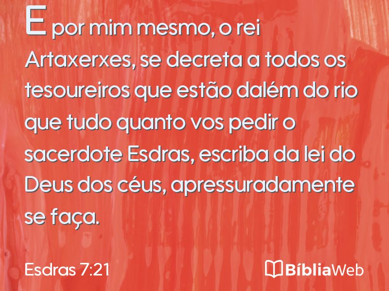Esdras 7:21 em imagem para compartilhar