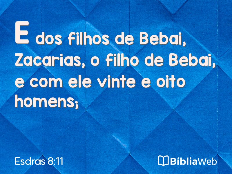 Esdras 8:11 em imagem para compartilhar