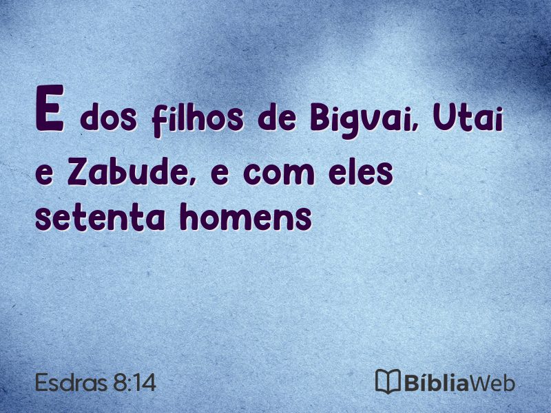 Esdras 8:14 em imagem para compartilhar