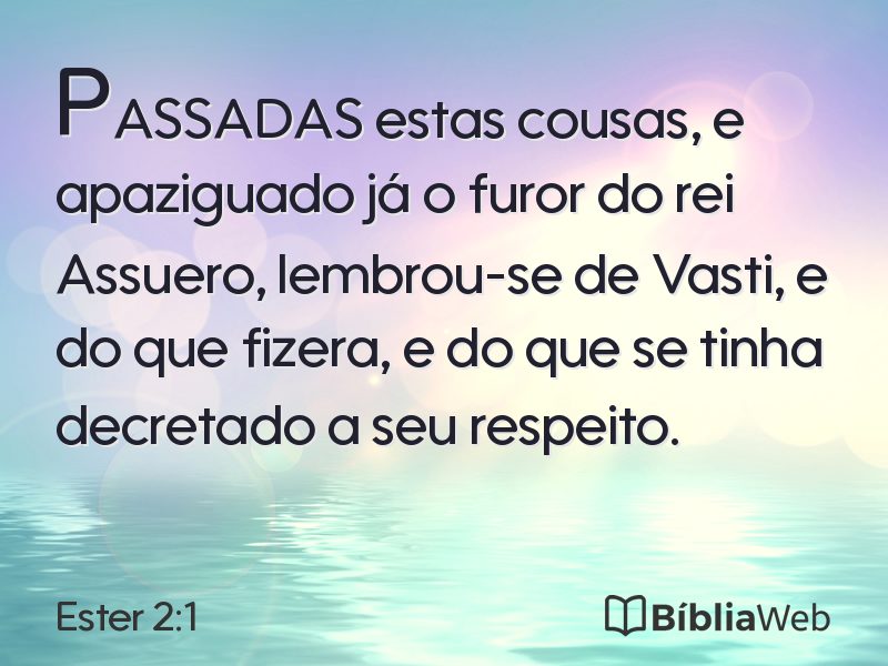 Ester 2:1 em imagem para compartilhar