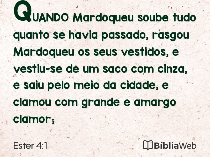 Ester 4:1 em imagem para compartilhar