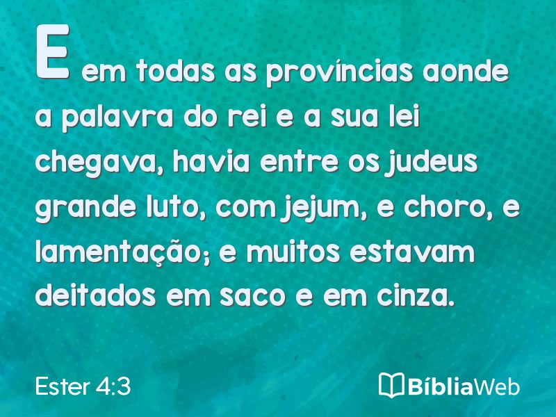 Ester 4:3 em imagem para compartilhar