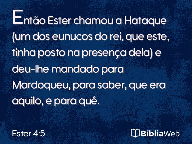 Ester 4:5 em imagem para compartilhar