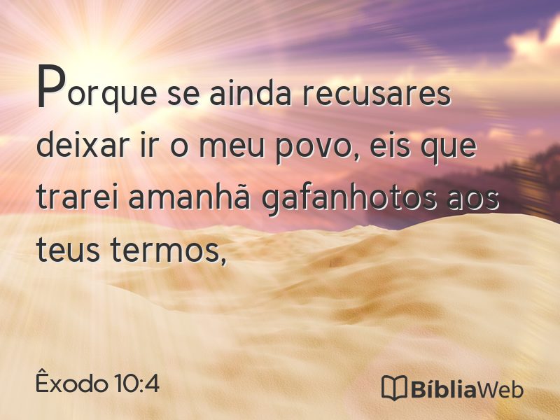 Êxodo 10:4 em imagem para compartilhar