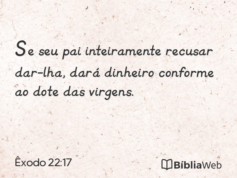 Êxodo 22:17 em imagem para compartilhar