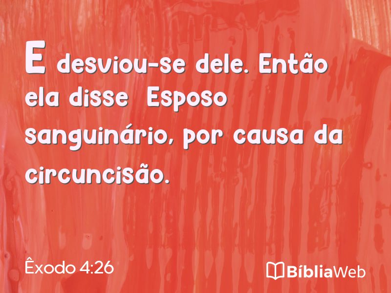 Êxodo 4:26 em imagem para compartilhar
