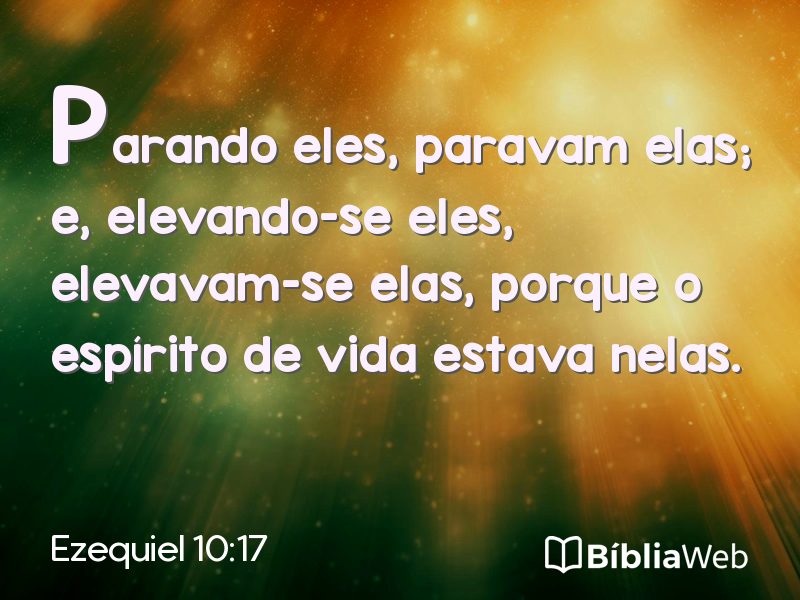 Ezequiel 10:17 em imagem para compartilhar