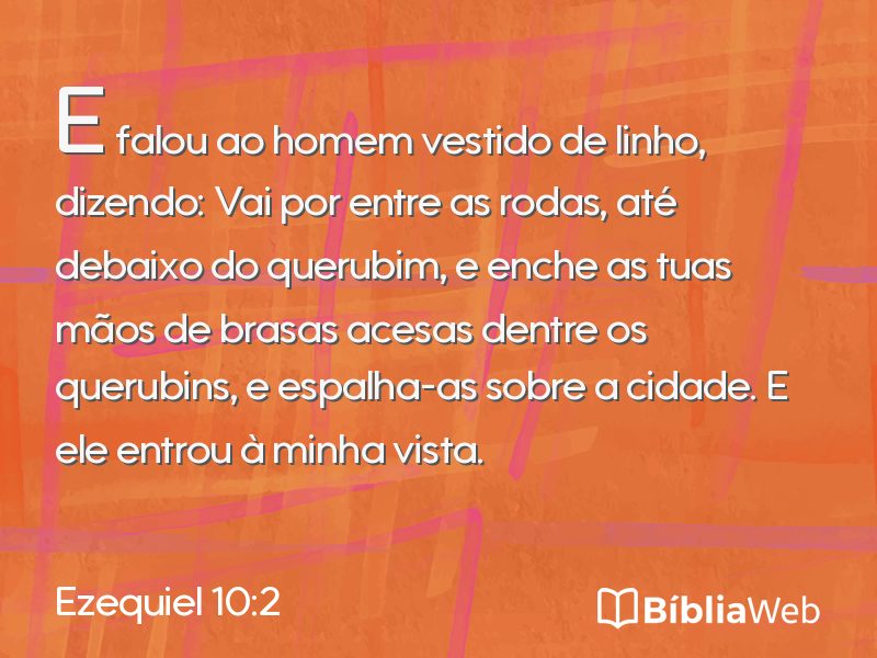 Ezequiel 10:2 em imagem para compartilhar