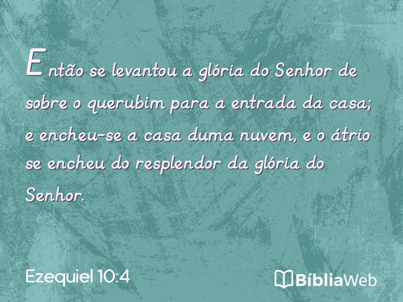 Ezequiel 10:4 em imagem para compartilhar