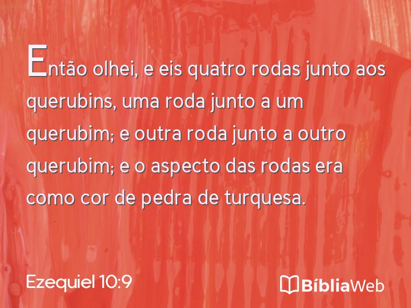 Ezequiel 10:9 em imagem para compartilhar