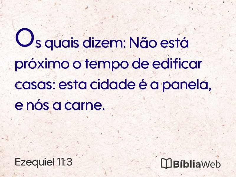Ezequiel 11:3 em imagem para compartilhar