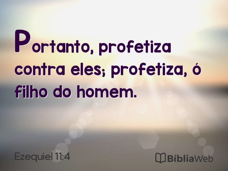 Ezequiel 11:4 em imagem para compartilhar