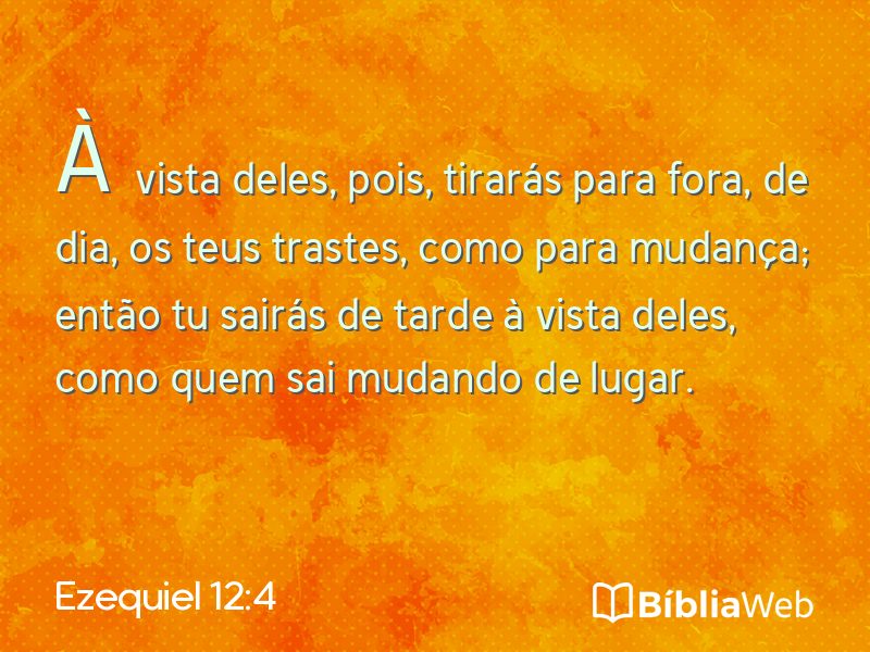Ezequiel 12:4 em imagem para compartilhar