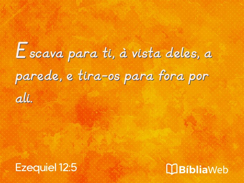 Ezequiel 12:5 em imagem para compartilhar