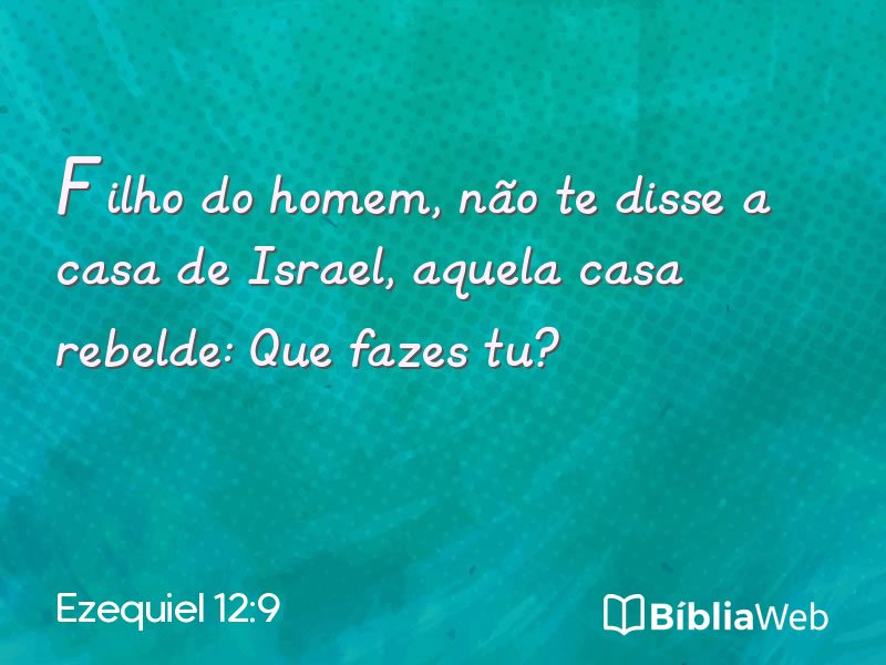 Ezequiel 12:9 em imagem para compartilhar