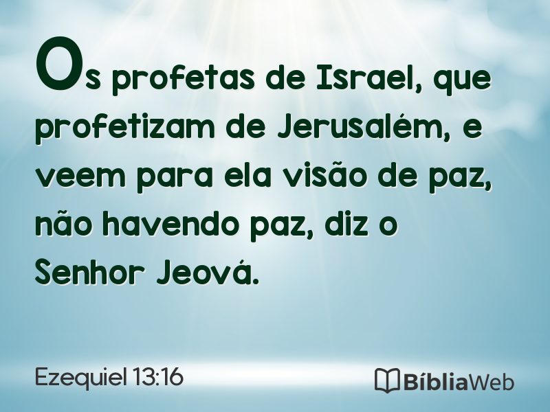 Ezequiel 13:16 em imagem para compartilhar