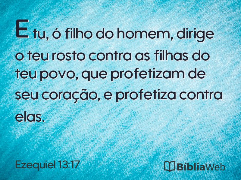 Ezequiel 13:17 em imagem para compartilhar