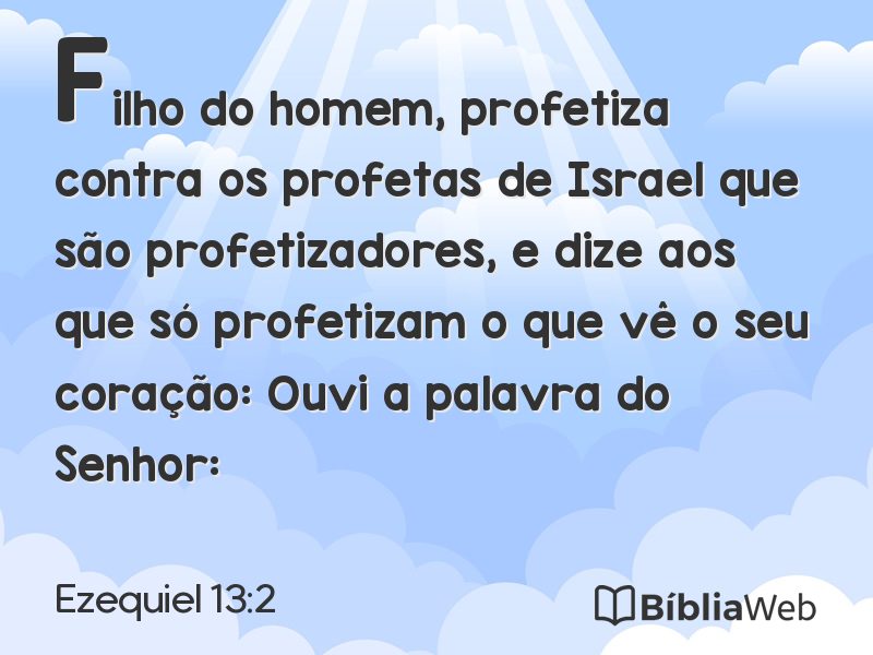 Ezequiel 13:2 em imagem para compartilhar