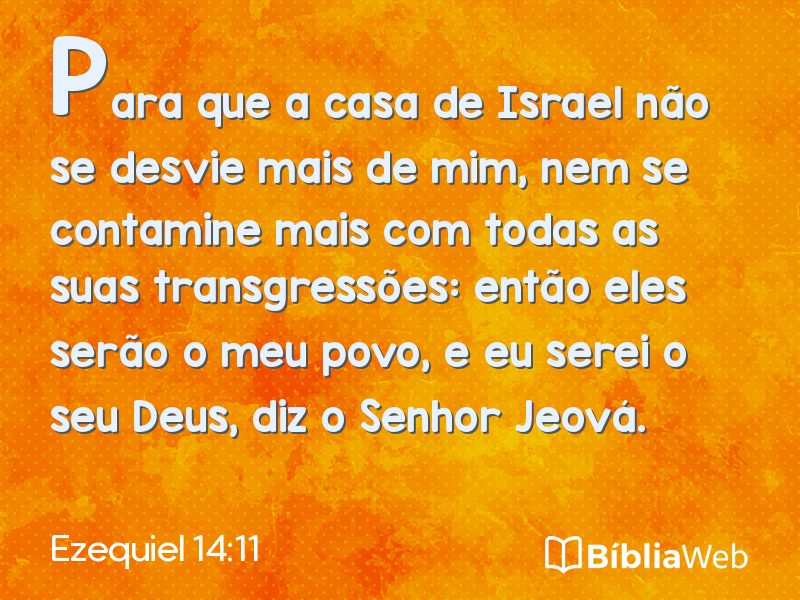 Ezequiel 14:11 em imagem para compartilhar