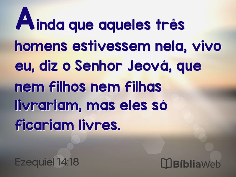 Ezequiel 14:18 em imagem para compartilhar