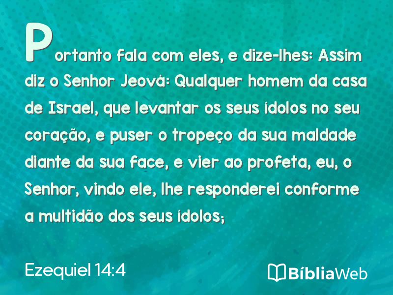 Ezequiel 14:4 em imagem para compartilhar