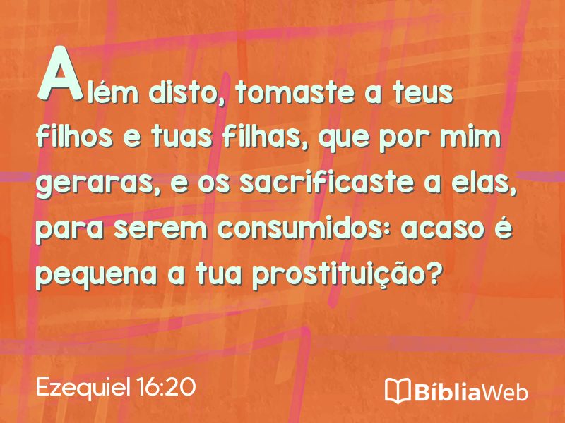 Ezequiel 16:20 em imagem para compartilhar