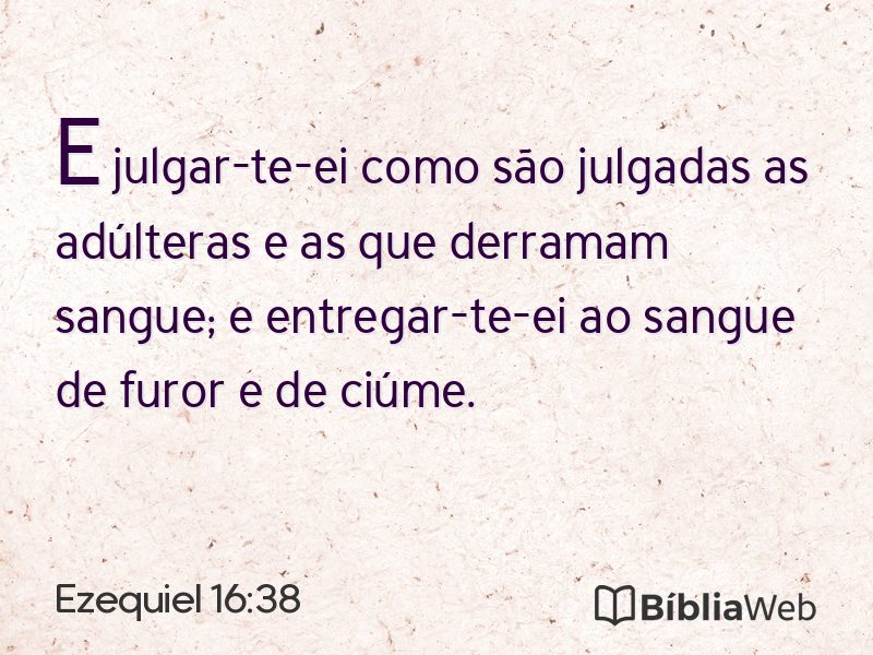 Ezequiel 16:38 em imagem para compartilhar