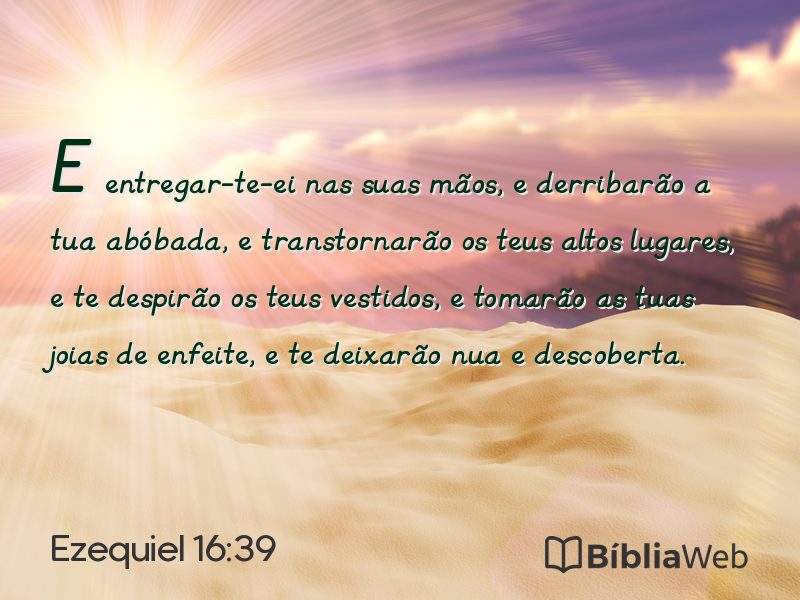 Ezequiel 16:39 em imagem para compartilhar