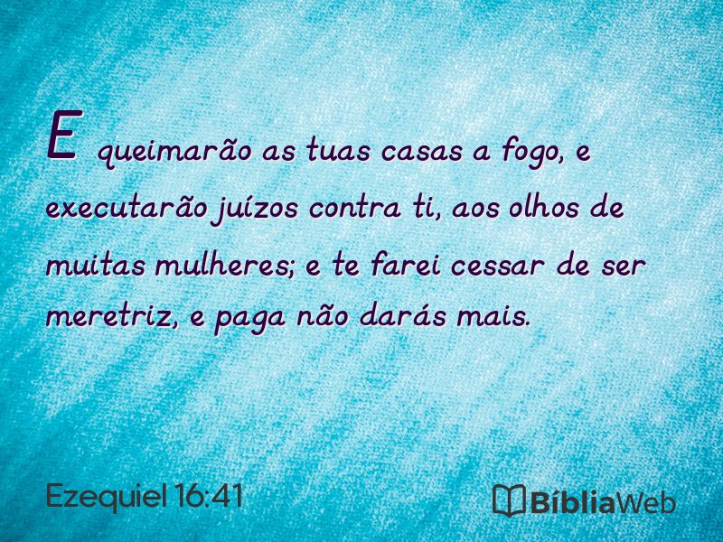 Ezequiel 16:41 em imagem para compartilhar