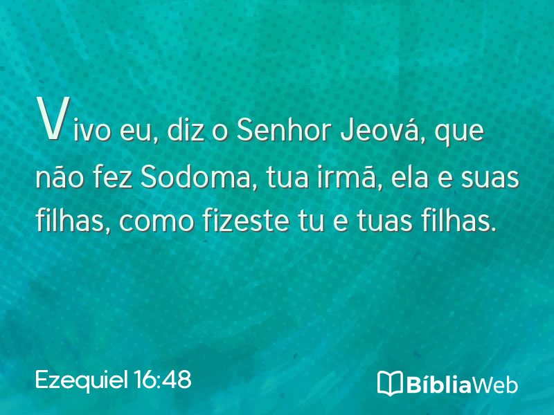 Ezequiel 16:48 em imagem para compartilhar