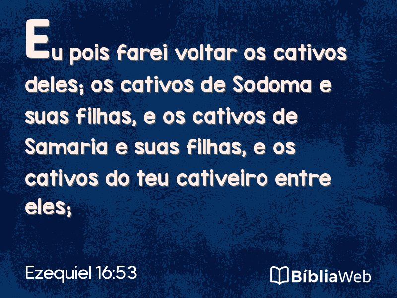 Ezequiel 16:53 em imagem para compartilhar