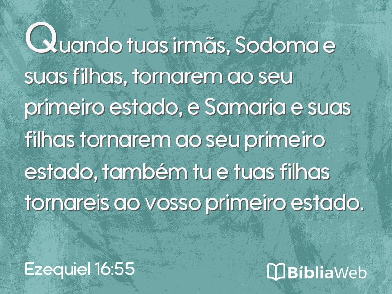 Ezequiel 16:55 em imagem para compartilhar