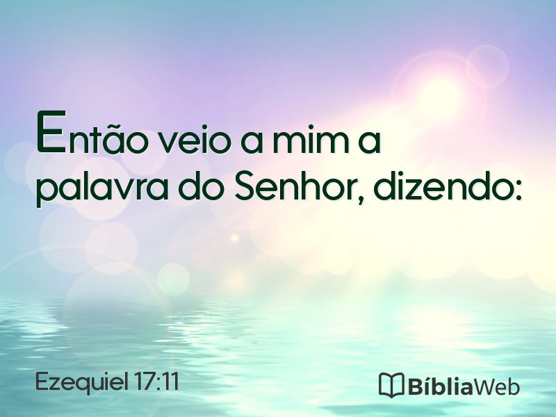 Ezequiel 17:11 em imagem para compartilhar