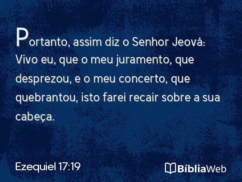 Ezequiel 17:19 em imagem para compartilhar